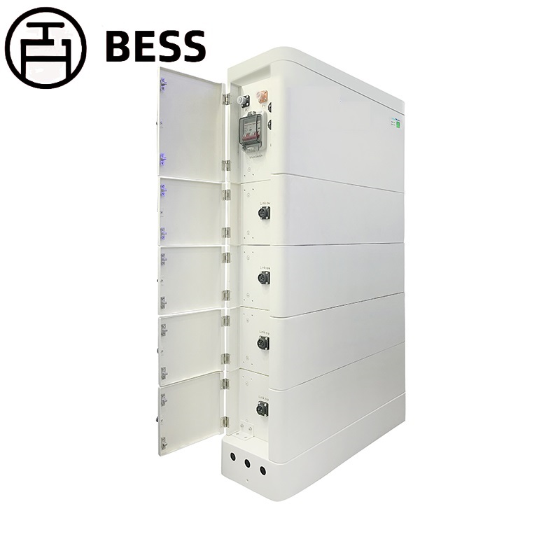 BESS-H2.56 HV Batería solar residencial Sistema Montaje en rack lifepo4 fosfato de hierro litio 5kwh, 10kwh, 15kwh, 20kwh, 25kwh